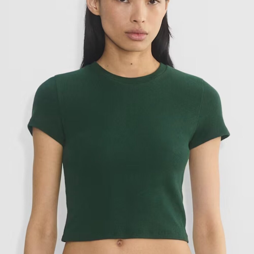 TNA ARITZIA Green Baby Tee